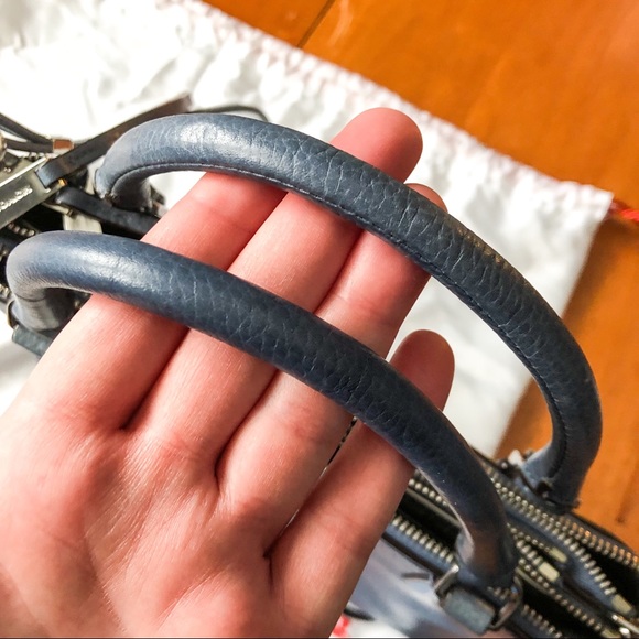 ❌SOLD❌Coach Washed Chambray Mini Pebbled Borough - Picture 5 of 8